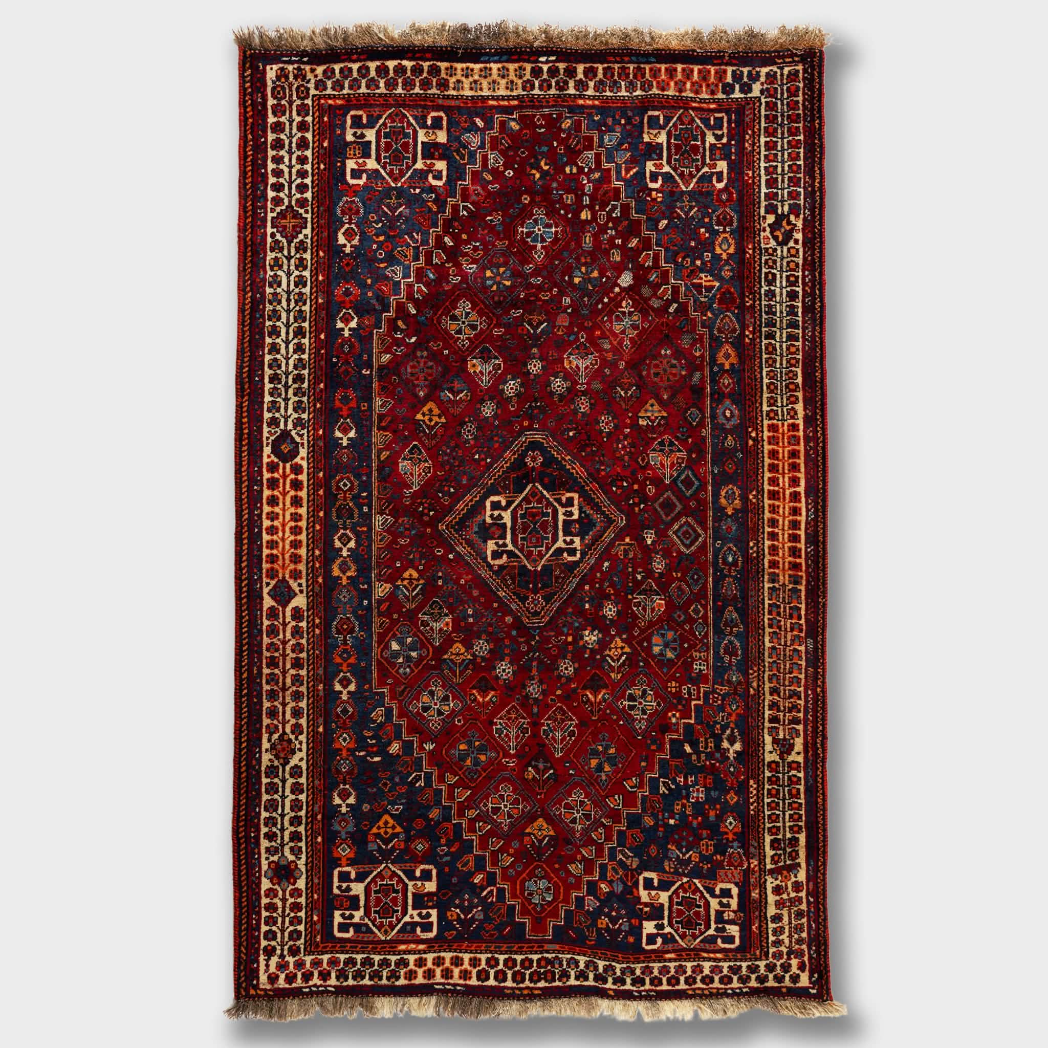 سجادة صوف يدوي - كوادر.