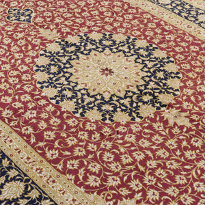 سجادة حرير يدوي فاخر - الخزامى.